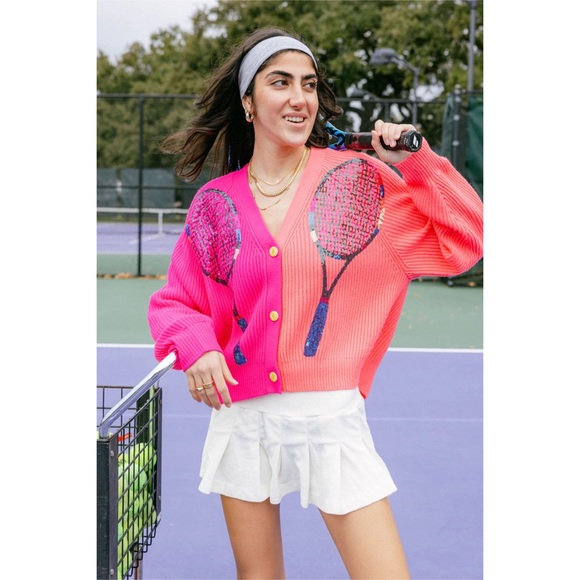 Queen of Sparkles | Tennis Cardigan. - Picture 3 of 10